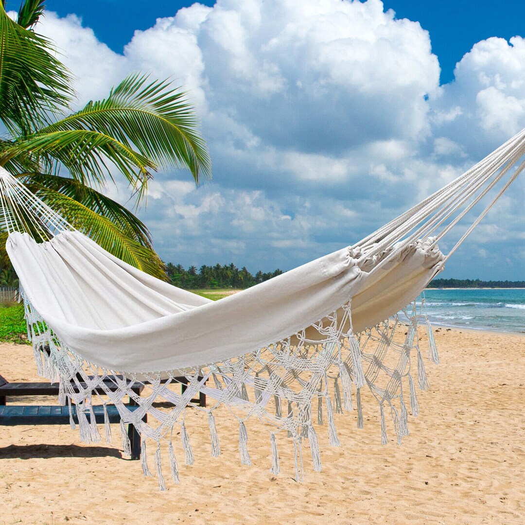 Hammock Boho Tassel Nest Hammock Swing Chair Bed Brazilian Etsy