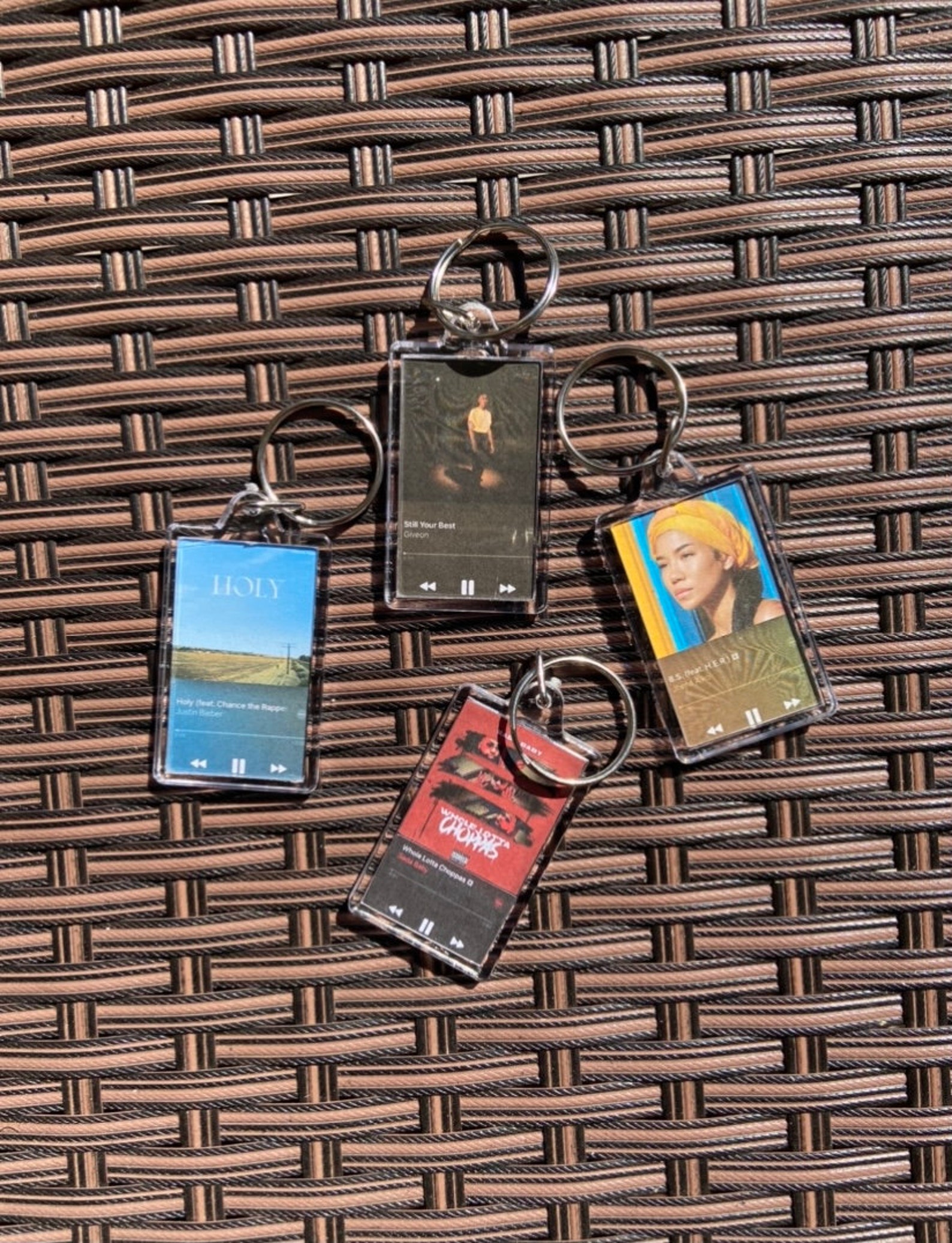 Album Keychain Mini Double Sided Etsy