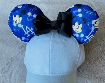 Dodgers Mickey Ears Hat | Etsy Canada