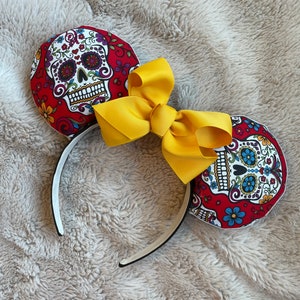 Day of the dead, dia de Los muertos, coco mouse ears headband