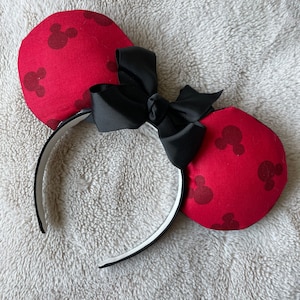Sillhouette Faces Mouse Ears Headband