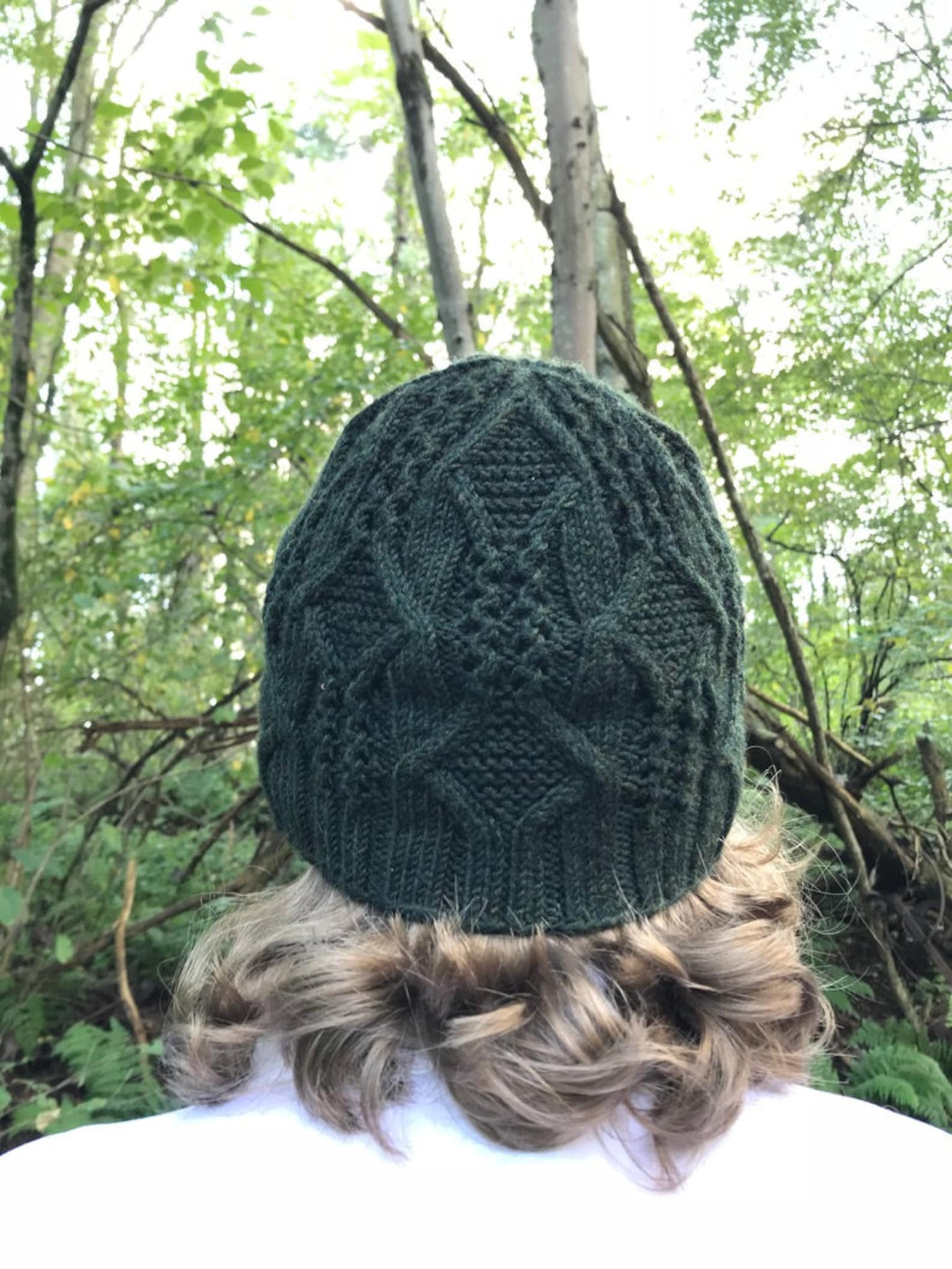 Knitting Pattern Cabled Hat Adult DK Weight Instant Download PDF VIRE ...