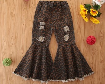 baby leopard pants