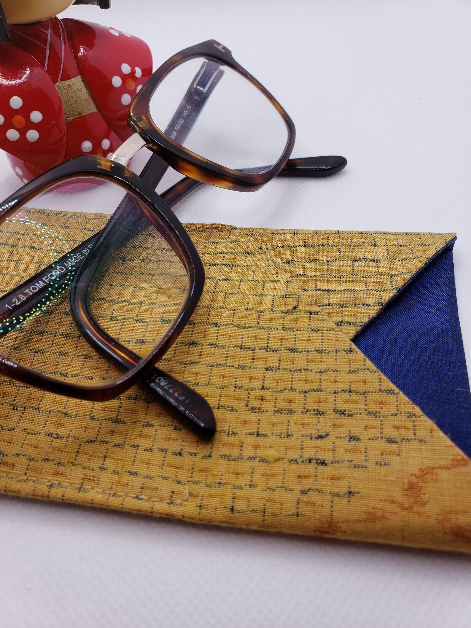 Yellow Silk Eyeglass Case Soft Sunglass Pouch Vintage Kimono Etsy