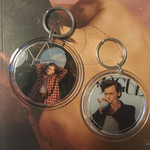 Harry Styles Vogue Sleutelhanger
