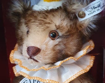 Steiff Hello 2000 Goodbye 1999 Bear Set for 1999 22cm EAN 670367
