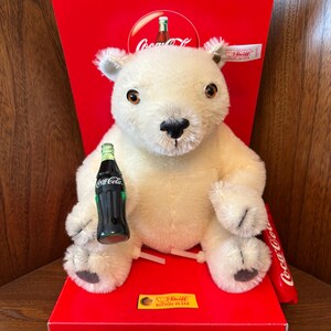 Steiff Coca Cola Bear - Etsy
