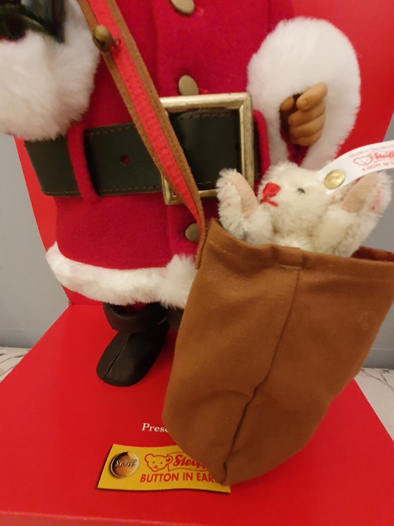 Steiff Coca Cola Christmas Santa Limited Edition 670350 - Etsy