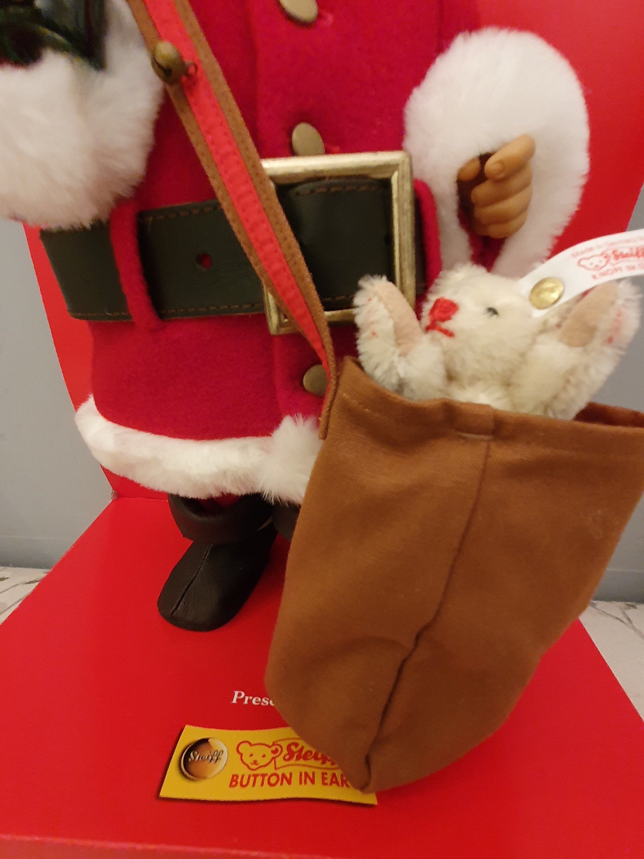 Steiff Coca Cola Christmas Santa Limited Edition 670350 - Etsy