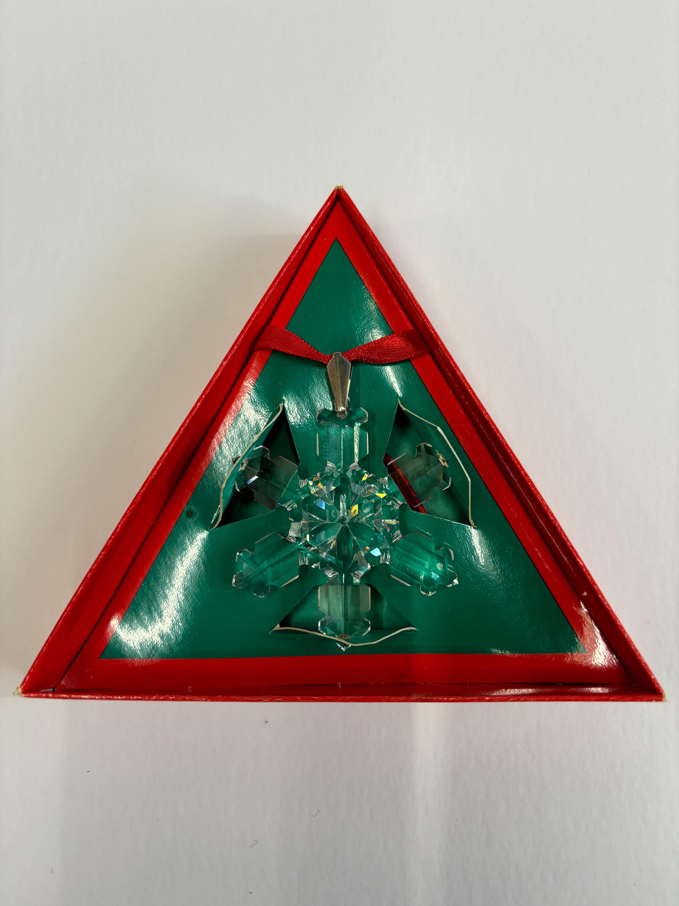 Swarovski 1992 Christmas Snowflake Star - Etsy