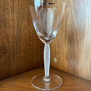 Lalique 6xCopas de vino Louvre Stemware 15895