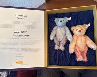 シュタイフ ハロー 2000 グッバイ 1999 ベアセット 1999年モデル 22 cm