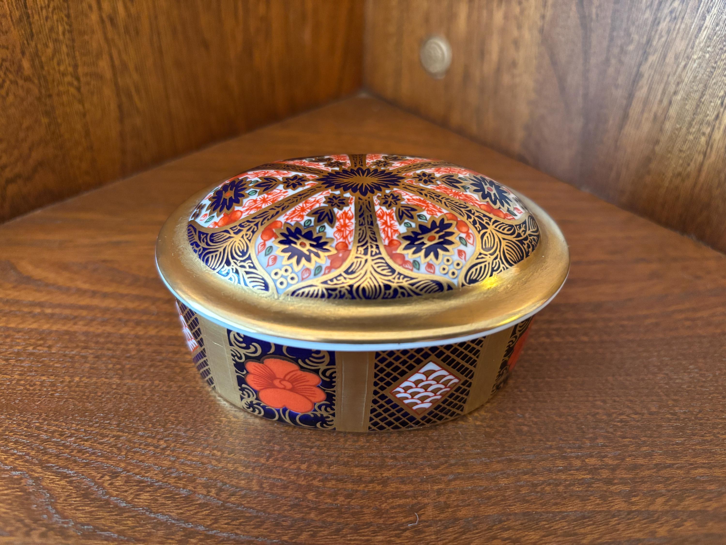 ロイヤルクラウンダービー オールドイマリ ピルケース 小物入れ royal