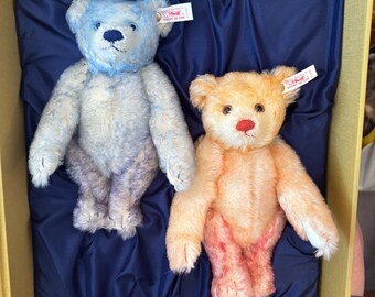 Steiff Hello 2000 Goodbye 1999 Bear Set for 1999 22cm EAN 670367