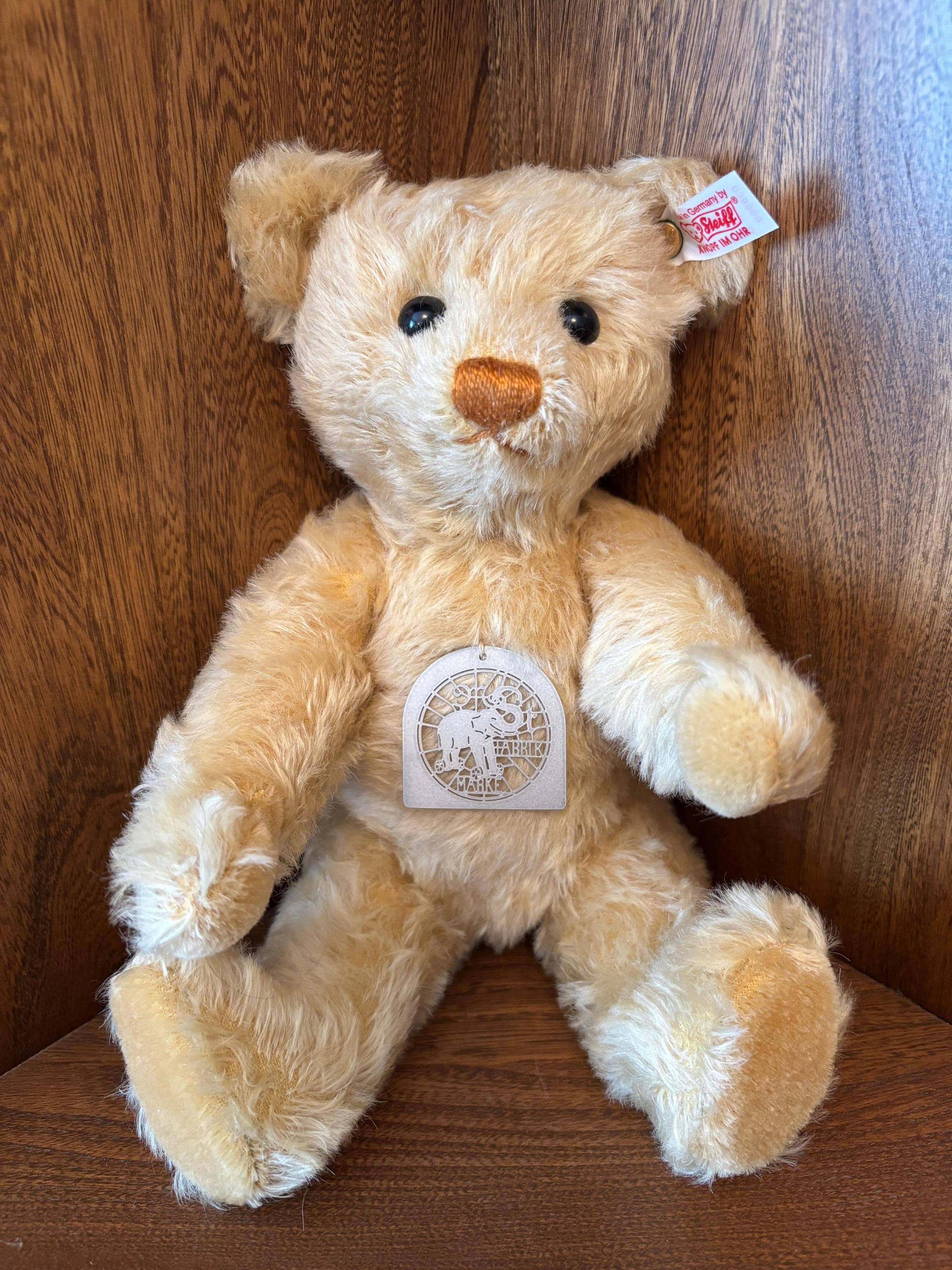 Steiff 2004 Teddy Bear With Elephant Stencil EAN 038969 - Etsy UK