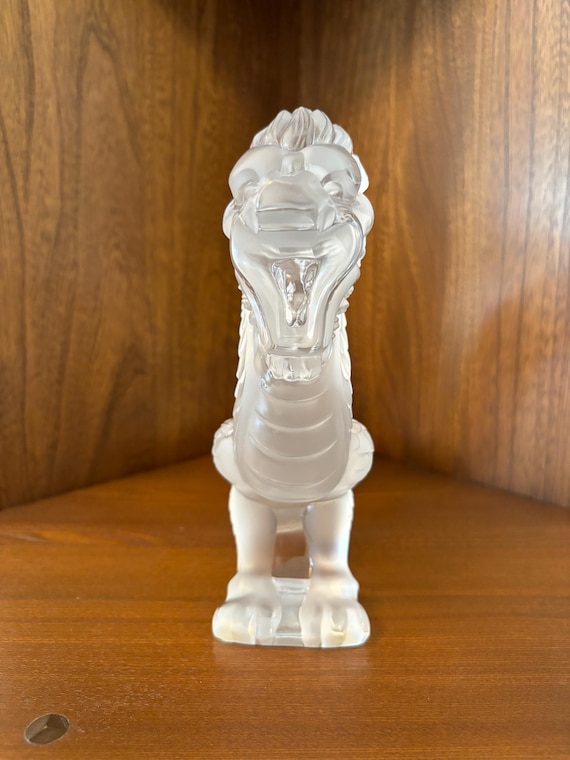 Lalique Dragon Large Statue Chinese Oriental 12133 - Etsy