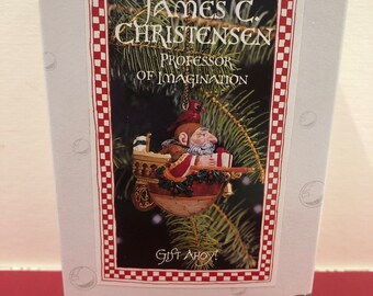 Gift Ahoy by James C. Christensen Holiday Ornament