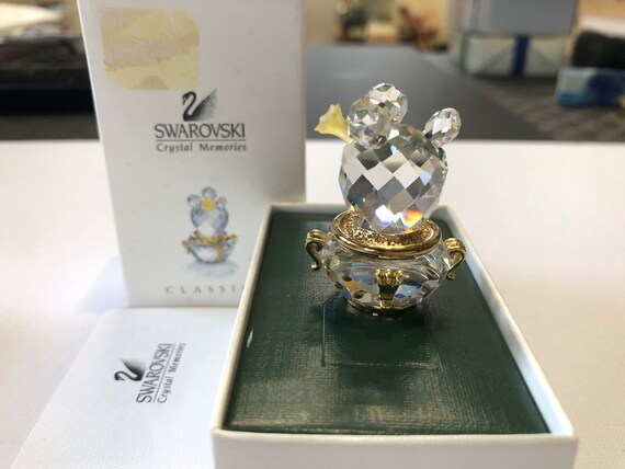 ま*ー様 スワロフスキー　★クリスタルメモリーズ　サボテン ブルージリコン★　超 Swarovski Crystal Memories Cactus Yellow - Etsy Canada