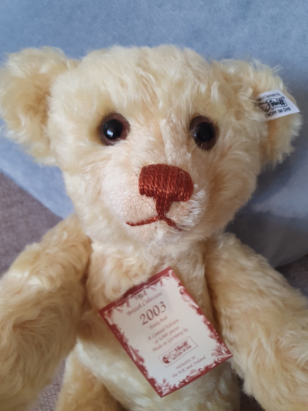 ブリティッシュコレクターズベア2003 Steiff 2003 British UK Collectors Bear Limited Edition 660955