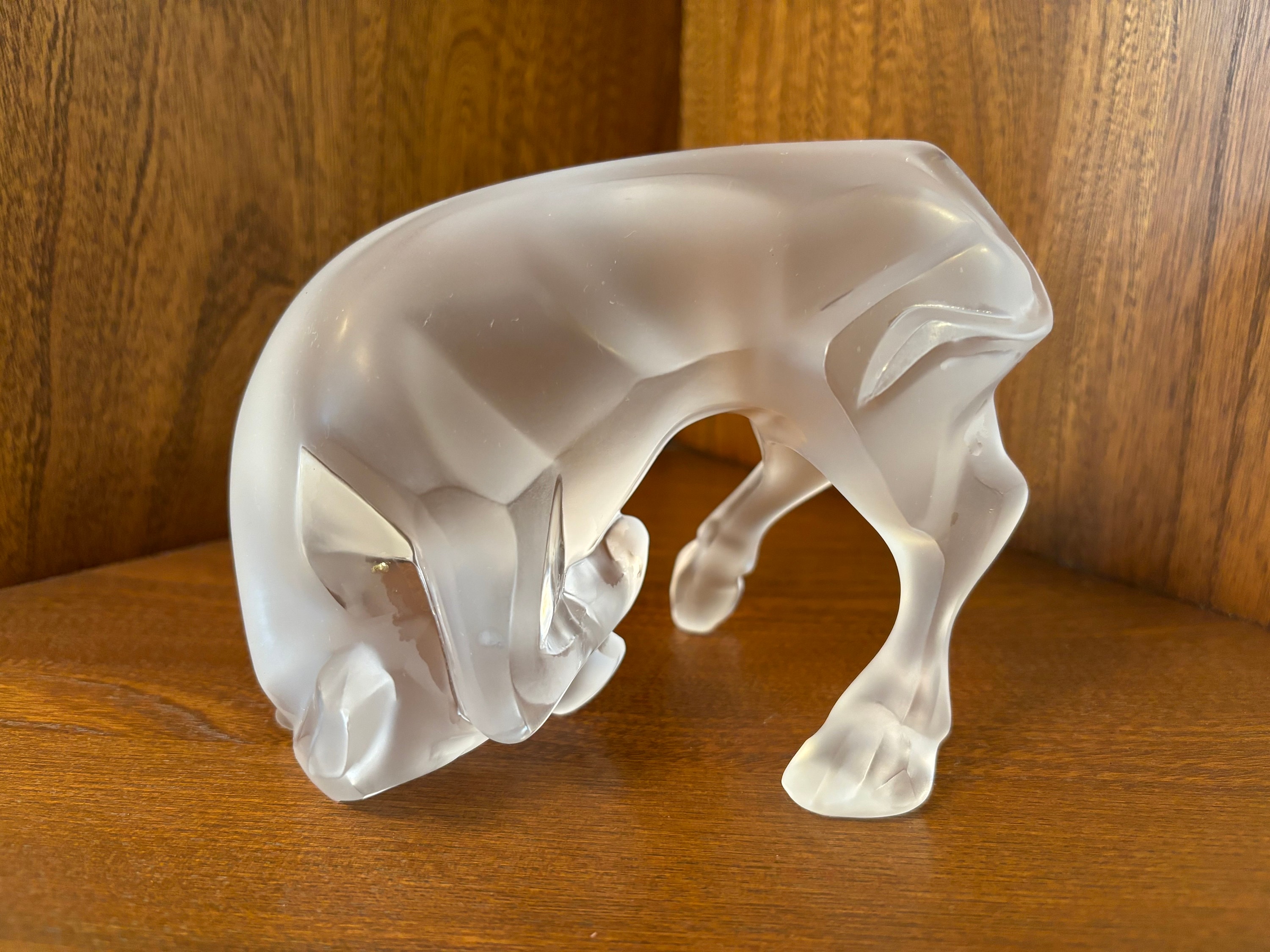 Lalique Bull - Etsy