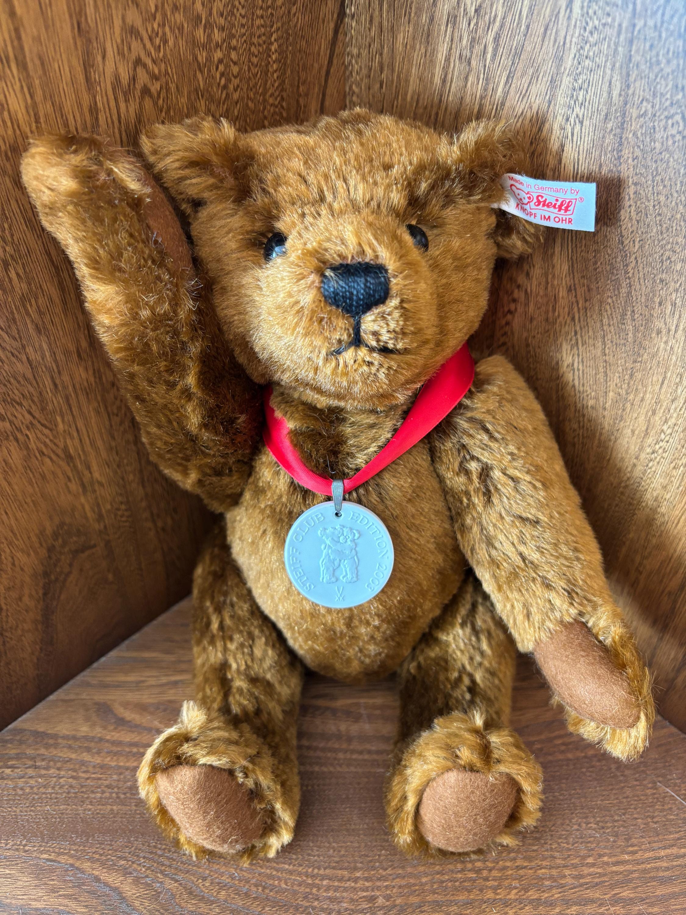 Steiff Bear Collectors Club Exclusive 28cm Wooden Box EAN 420351