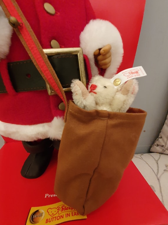 Steiff Coca Cola Christmas Santa Limited Edition 670350 - Etsy