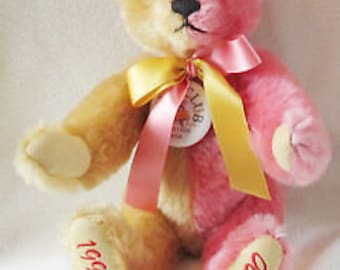 テディベア  Teddy bear tsubaki つばき 2005 2005年 ＊ ” 日本の名花シリーズ ” 第4弾ベア ＊「 テディベア