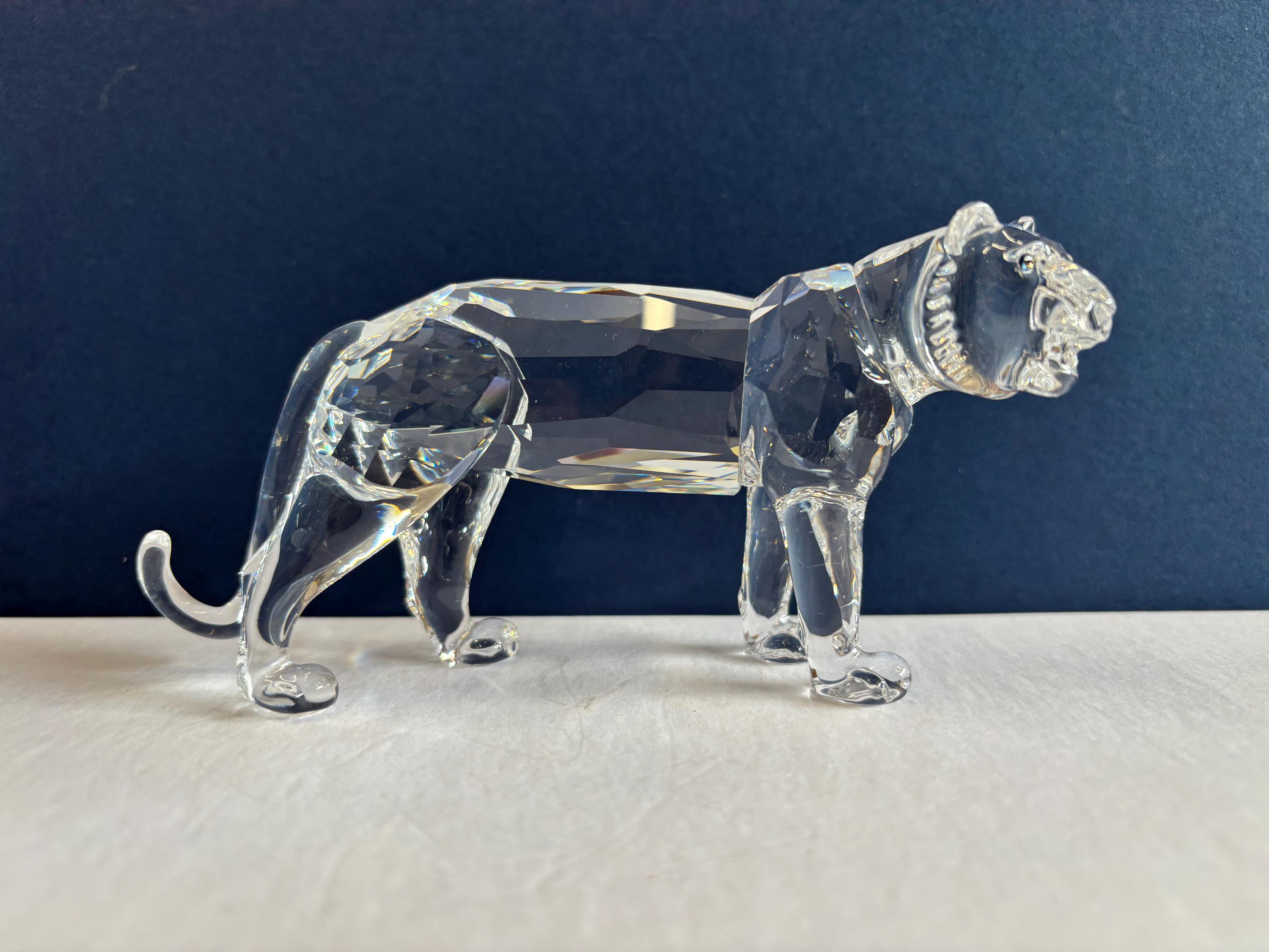 Swarovski Crystal Figurines Tiger - Etsy