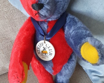 Steiff Collectors Club 2000 Harlequin Teddy Bear EAN 420214 - Etsy