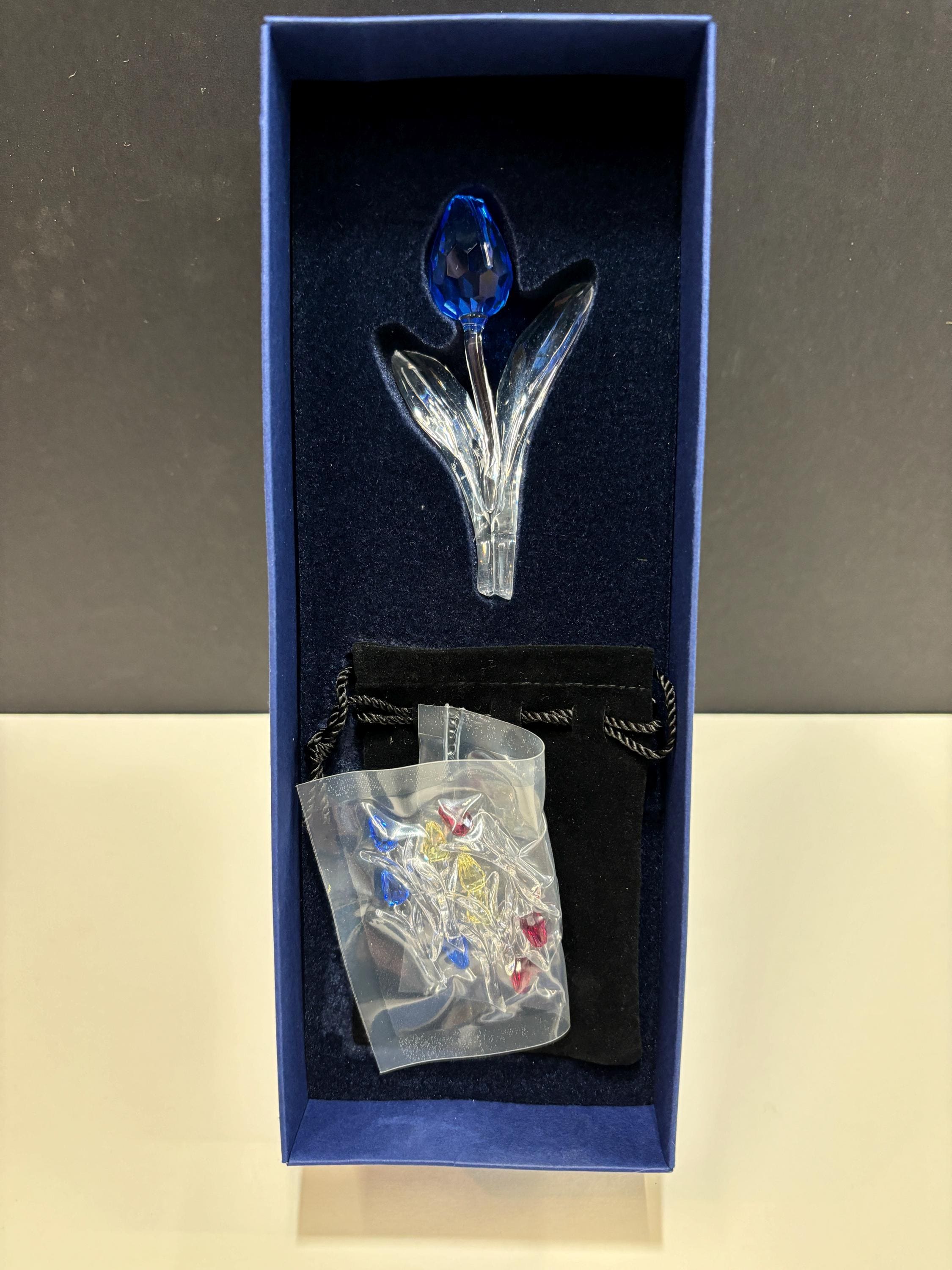 スワロフスキー 2002 ブルーチューリップ（ミニチューリップパック付き