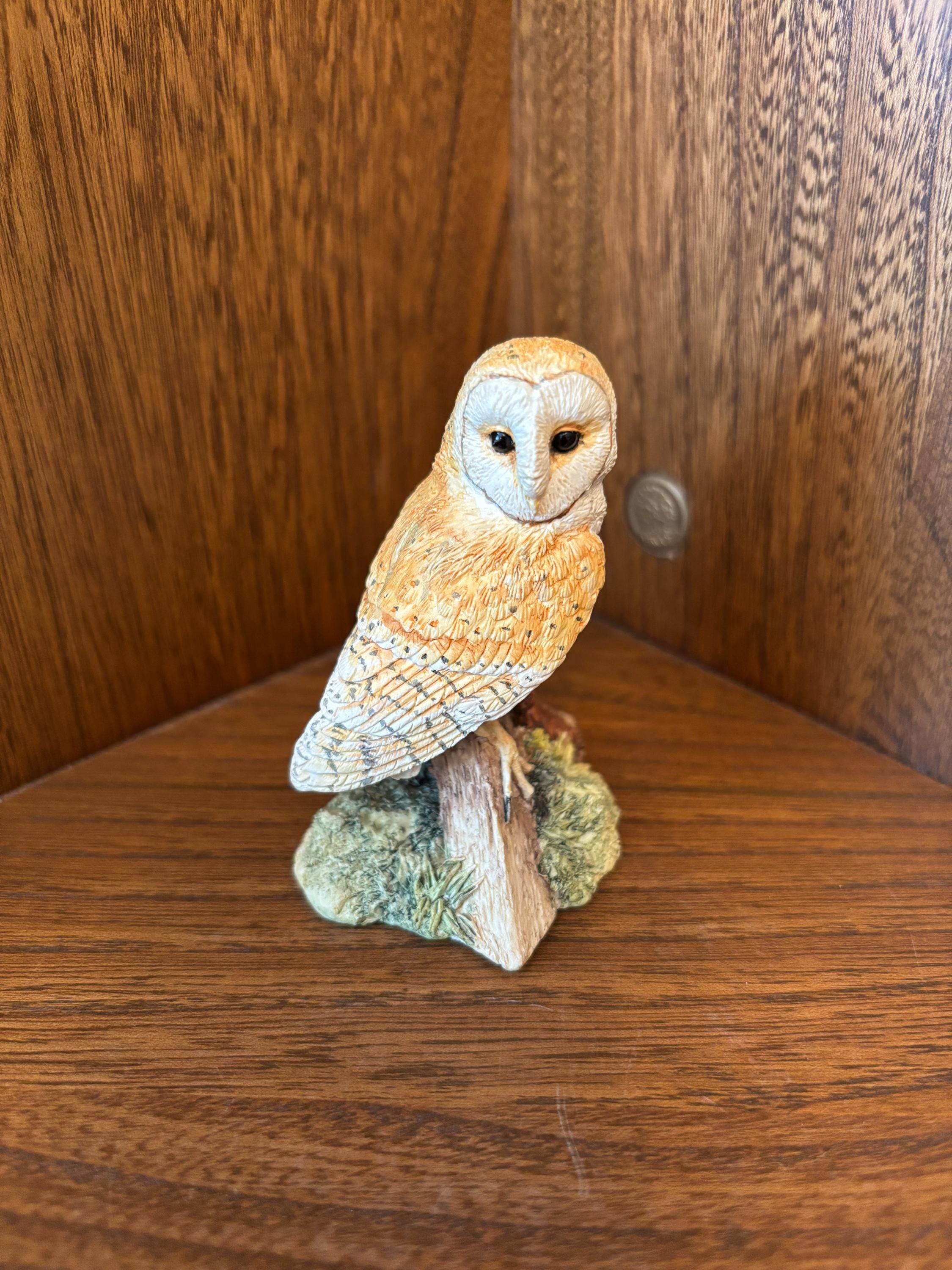 BFA Barn Owl "Night Watch" BO175 Border Fine Arts Collectors Society