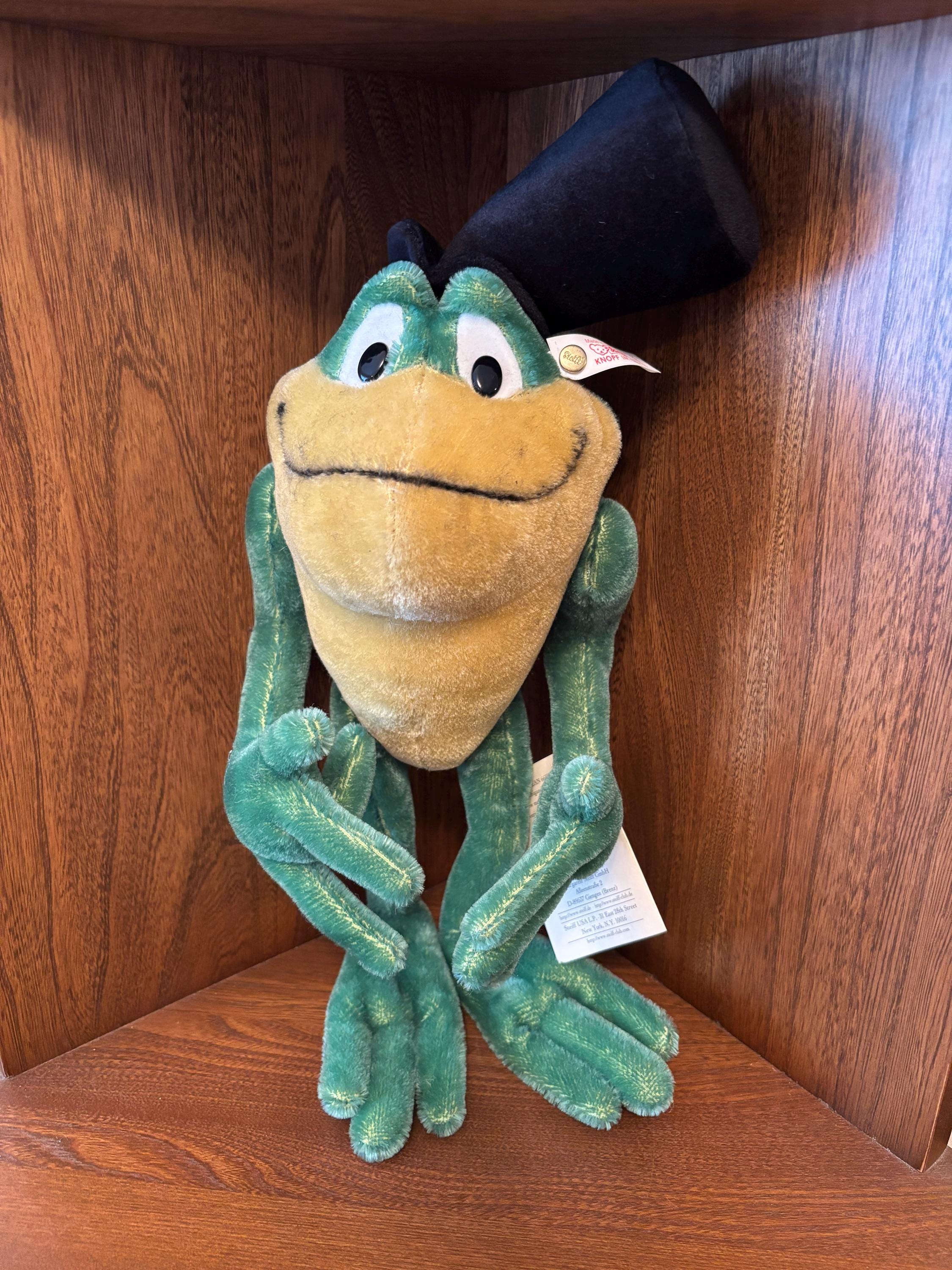 Steiff Michigan J. Frog 1999 Limited Edition Warner Bros Studio
