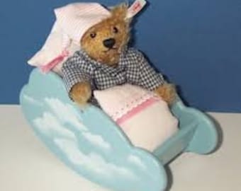 Steiff with cloud cradle 2002 シュタイフ　ベア Vintage Steiff “teddy Bear With Cloudy Cradle” Limited