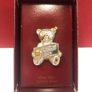 Steiff Club 93 Sterling Silver Pinクラブギフト Steiff Club Pin - Etsy