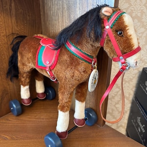 Steiff Horse on Wheels - Etsy