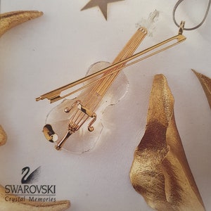 Swarovski &quot;Violin&quot; Crystal Memories Christmas Tree Decorations