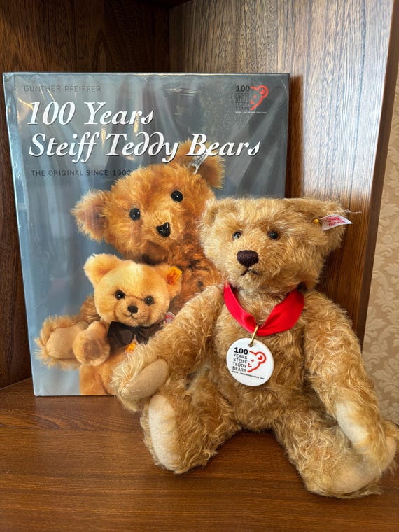Steiff Bear and Book 100 Year Anniversary Limited Edition EAN