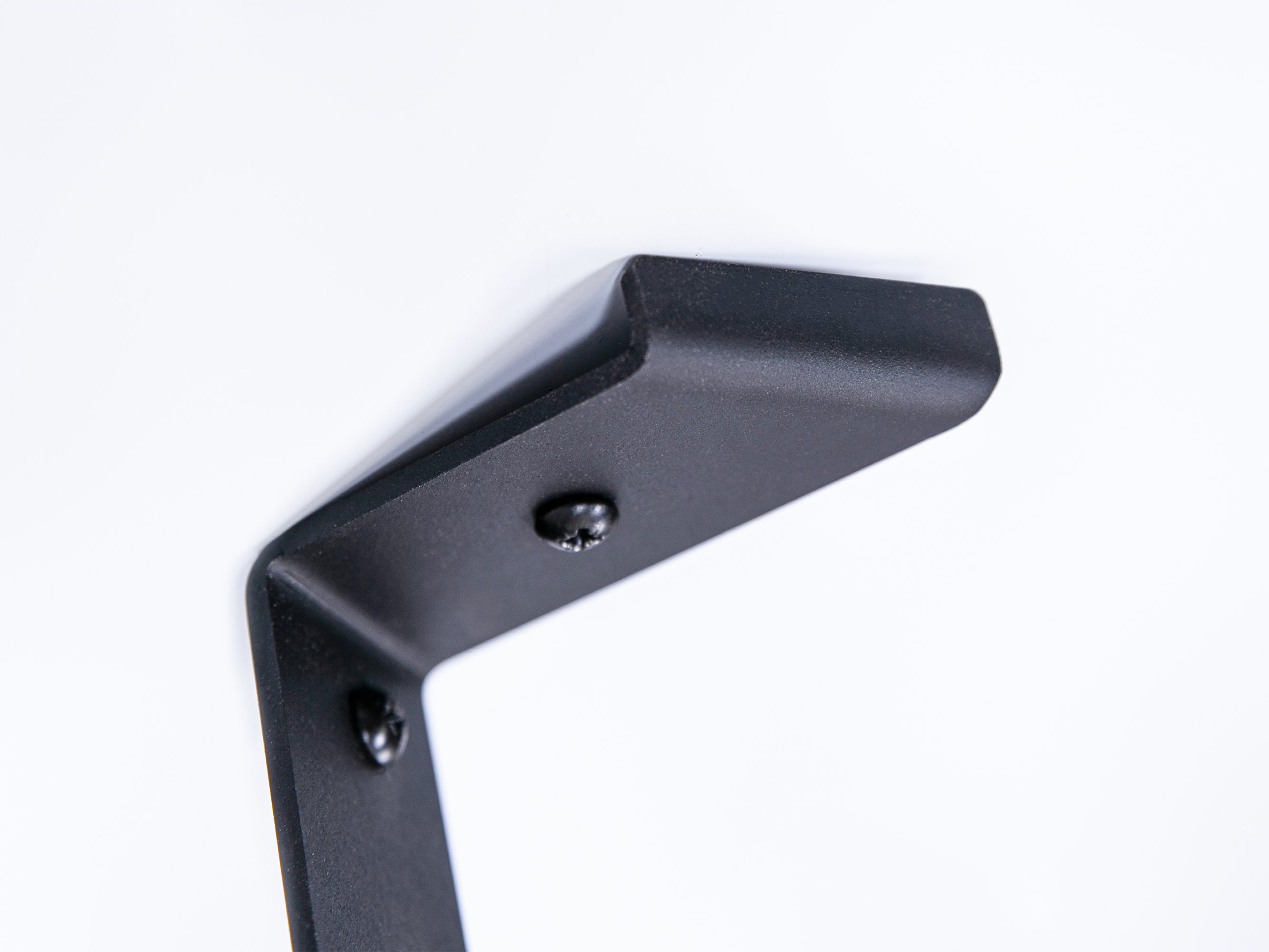 Handmade Bespoke Corner Shelf With Steel Brackets Fixtures. Etsy UK