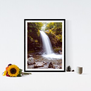 Smoky Mountain Waterfall Print (download)