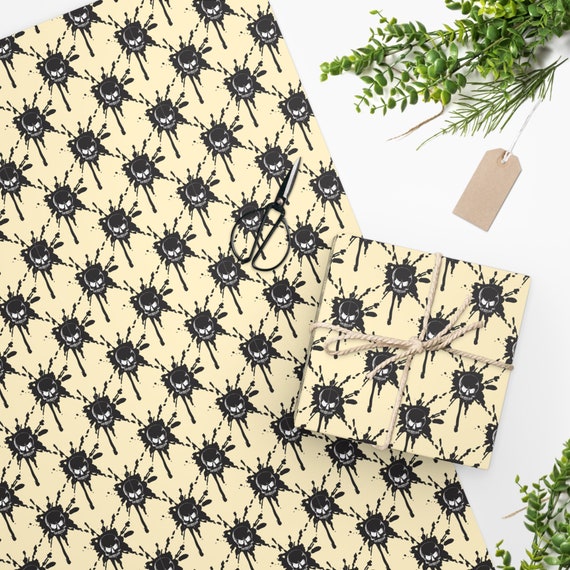 6 Feuilles De Papier Cadeau - Punk Rock Gothique - Rakuten