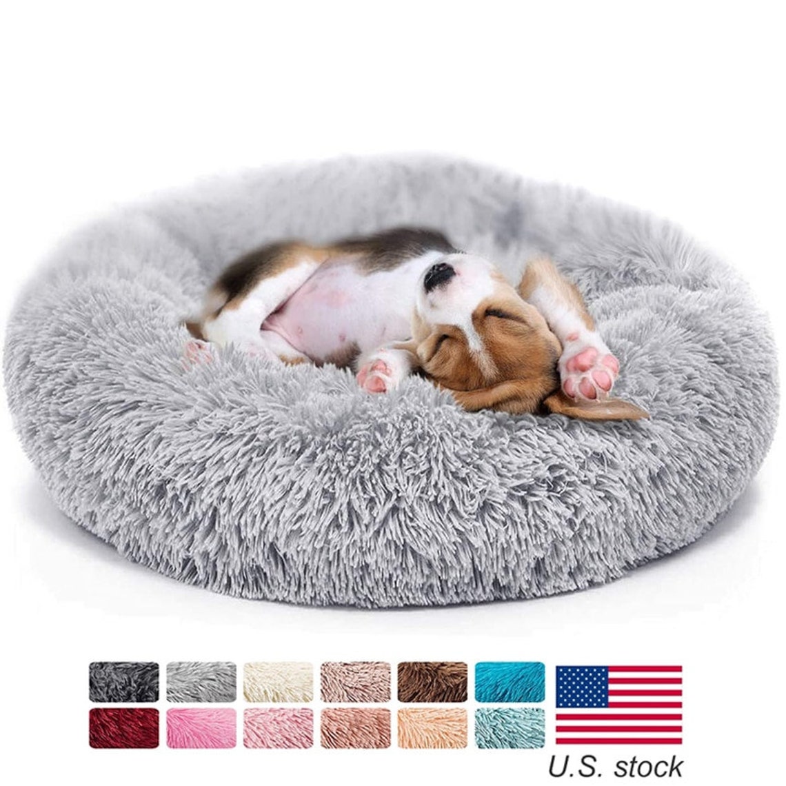 Donut Hund Bett gemütliche Haustier Bett Etsy