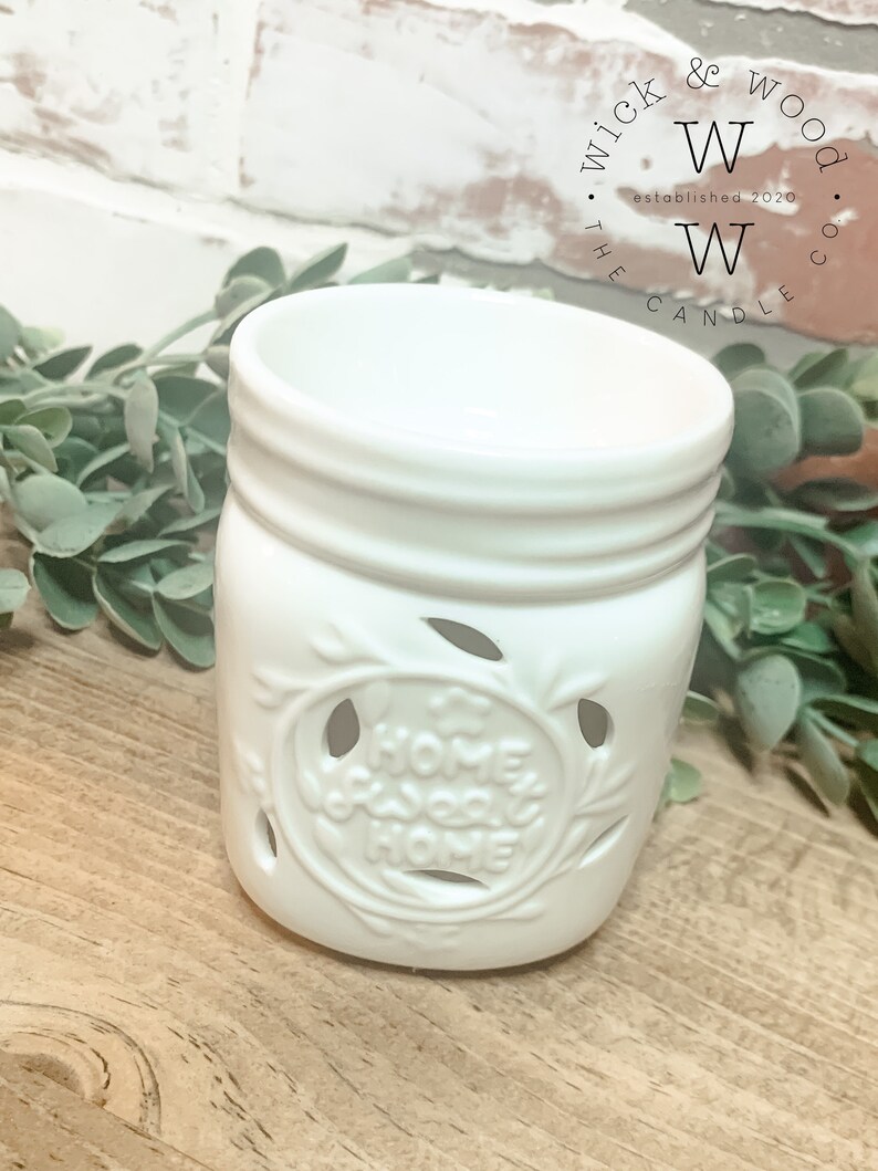 Wax Melt Warmer Mason Jar Warmer Wax Melt PlugIn Wick Etsy