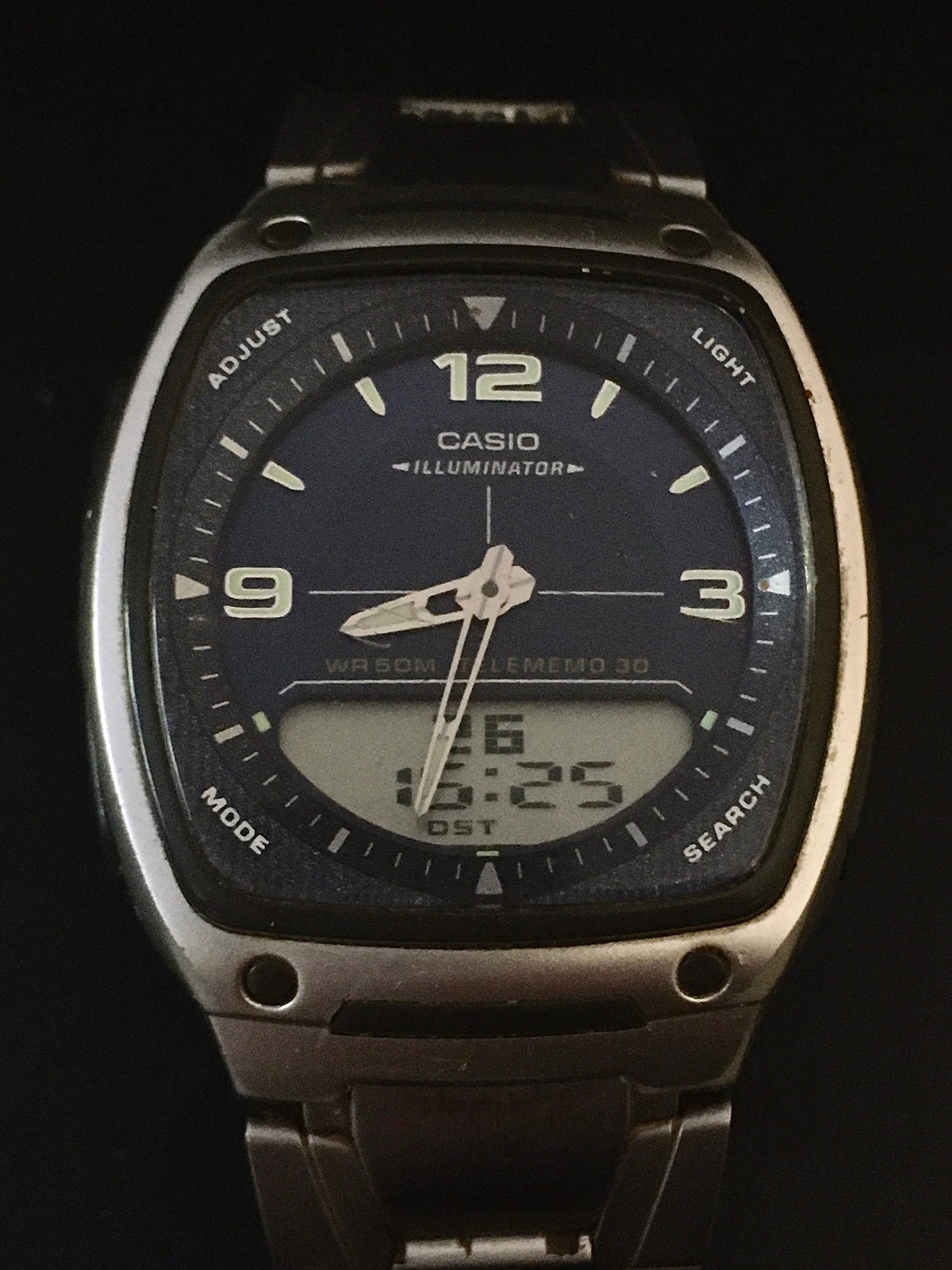 Casio Illuminator 2747 AW81 World Time Digital Analogue Watch Etsy