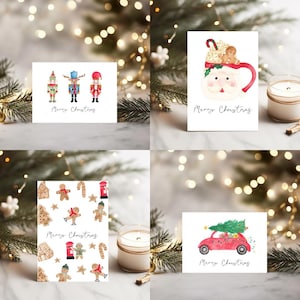 Watercolour Christmas cards