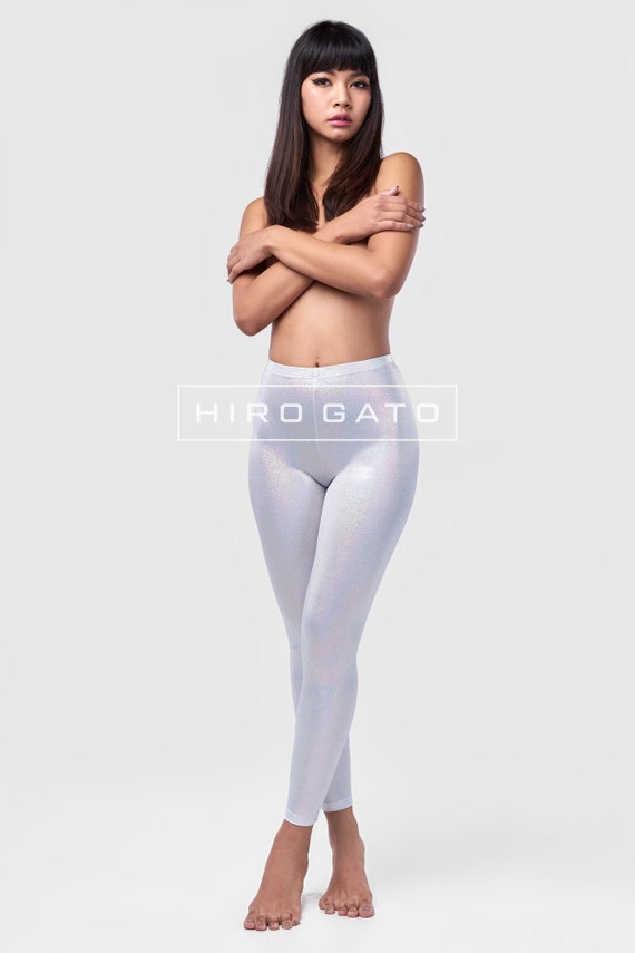 HIRO GATO Mystique Metallic Spandex Legging Yoga Pants Yogapants