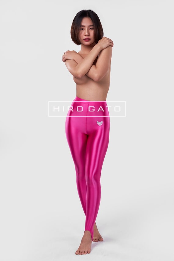 One Piece Ladies Top Quality Sexy Satin High Glossy Leggings