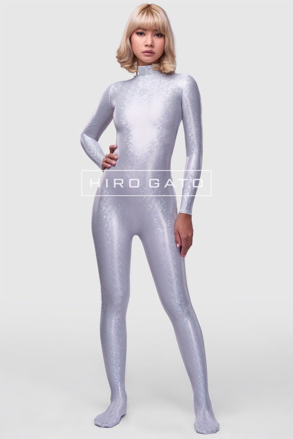 HIRO GATO Sheer Nylon Spandex Catsuit Black Burning Suit Rave Party Zentai  Bodysuit Transparent See Through -  Canada