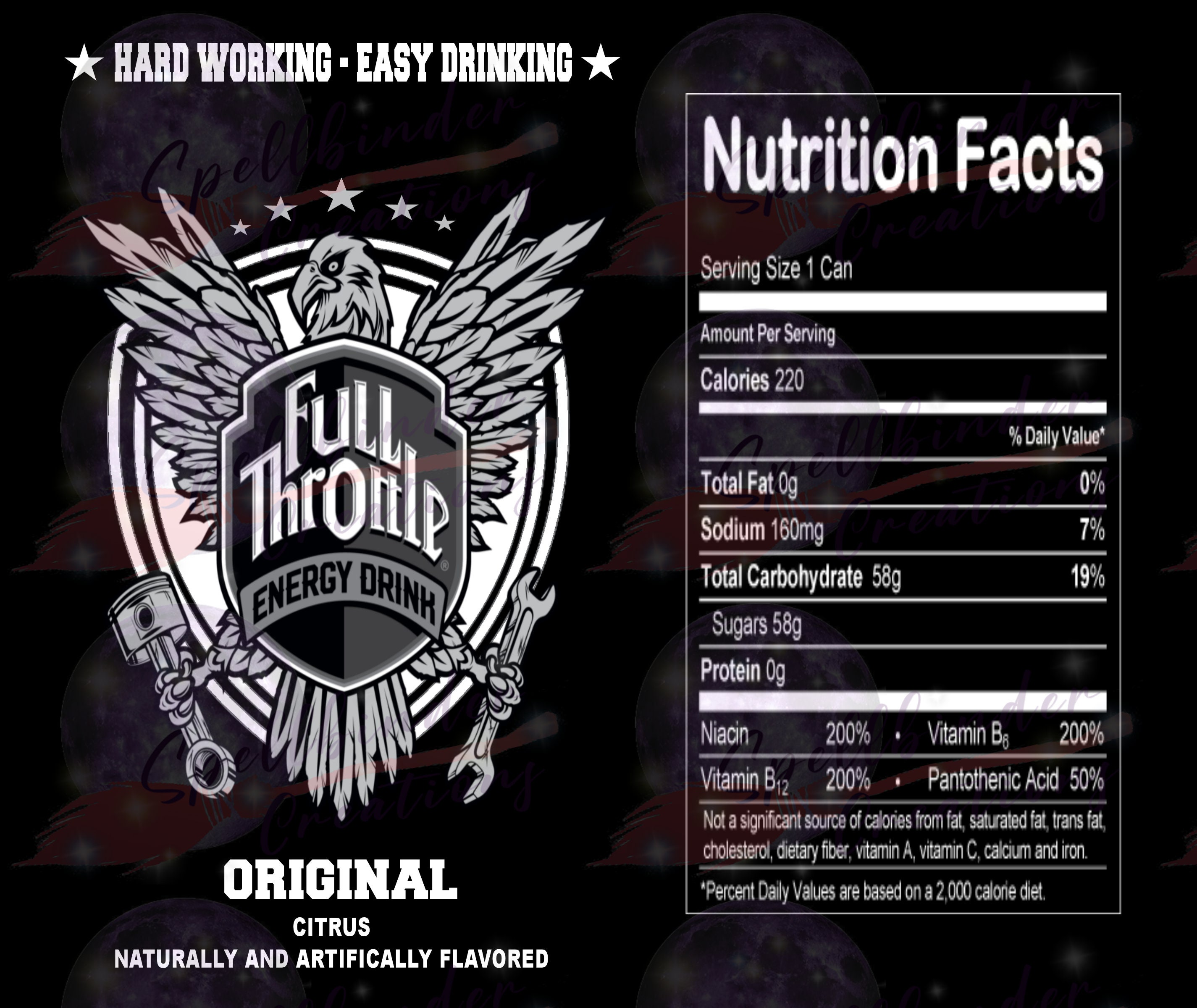 Full Throttle Nutrition Facts