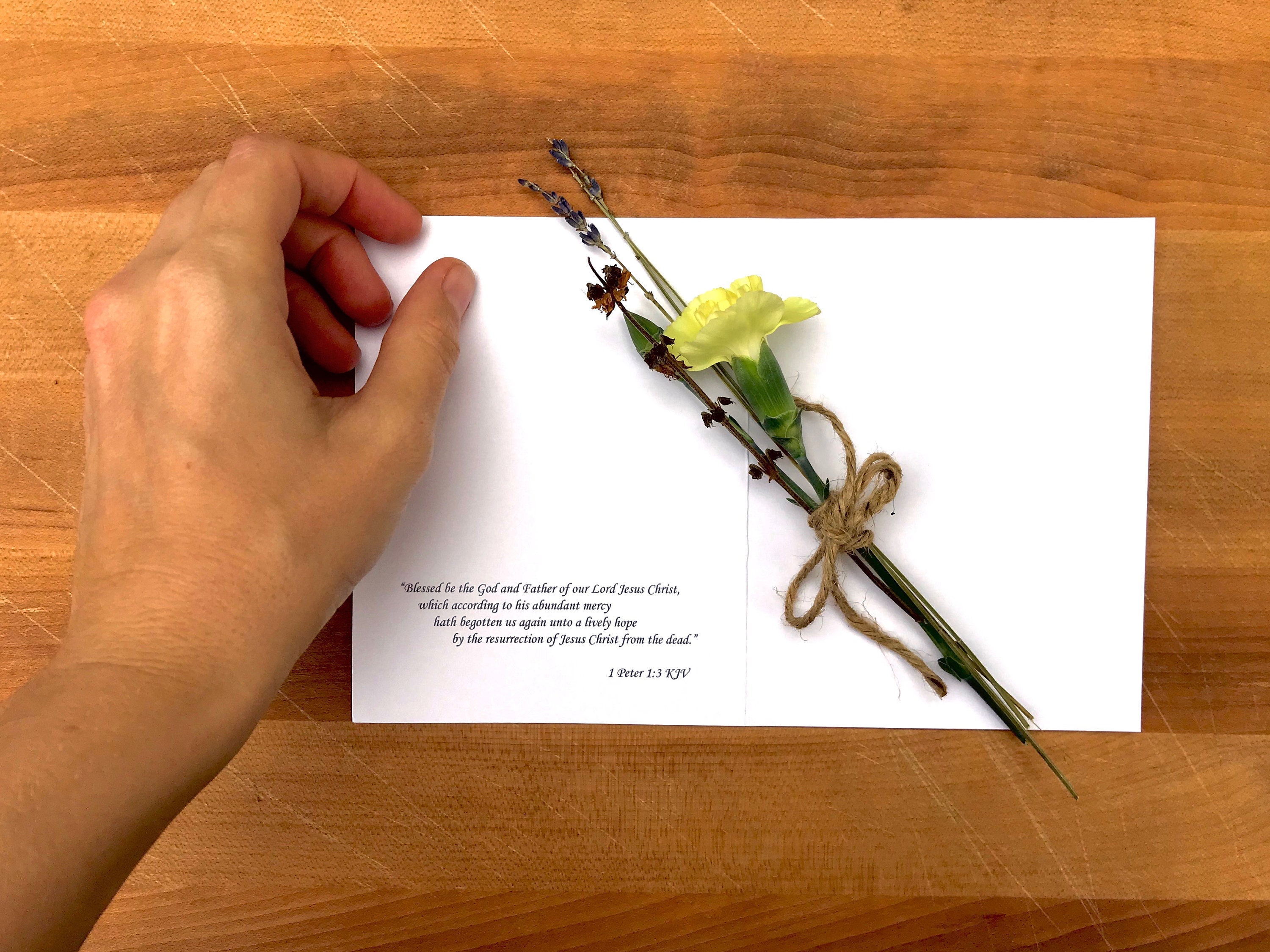 Easter Cards, Religious Greeting Cards, 8 Pack, Boxed Set, Bible Verse