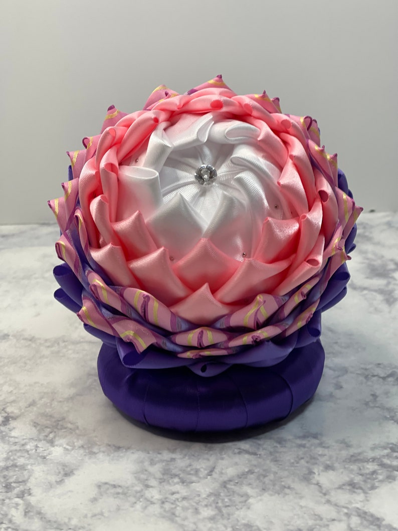 Water Lily Centerpiece Decor, Mothers Day, Birthday Gift, Unique